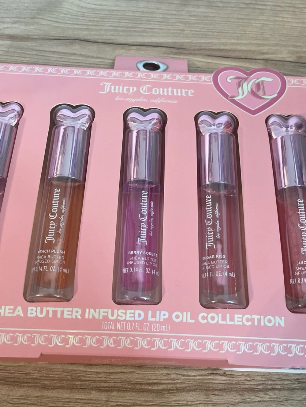 Juicy Couture Shea Butter Infused Lip Oil Set - Pink